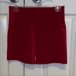 Lululemon red spandex
